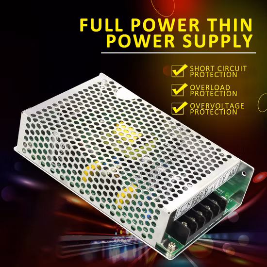 CE Salida única 250W 5V 12V 15V 24V AC DC LED SMPS Fuente de alimentación conmutada