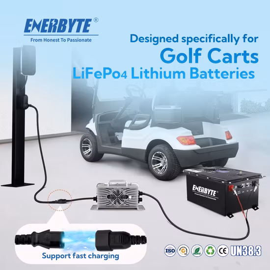 Batería LiFePO4/batería de litio/batería recargable 48V150ah para carrito de golf/batería de vehículo eléctrico/paquete de batería con cargador de batería