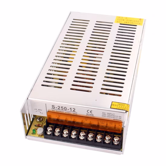Precio de fábrica 5V 36V 48V 12V 24V 1A 2A 3A 4A 5A 6A 8A 10A 15A 20A 30A AC DC SMPS/fuente de alimentación conmutada para luz LED/impresora/máquina de deshierbe/cámara CCTV